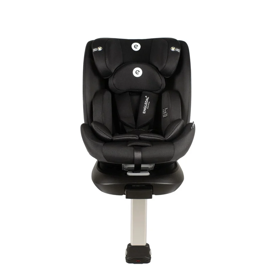Engledal - Autostol 360 m. IsoFix - Gruppe 0+ - Sibba - Sort