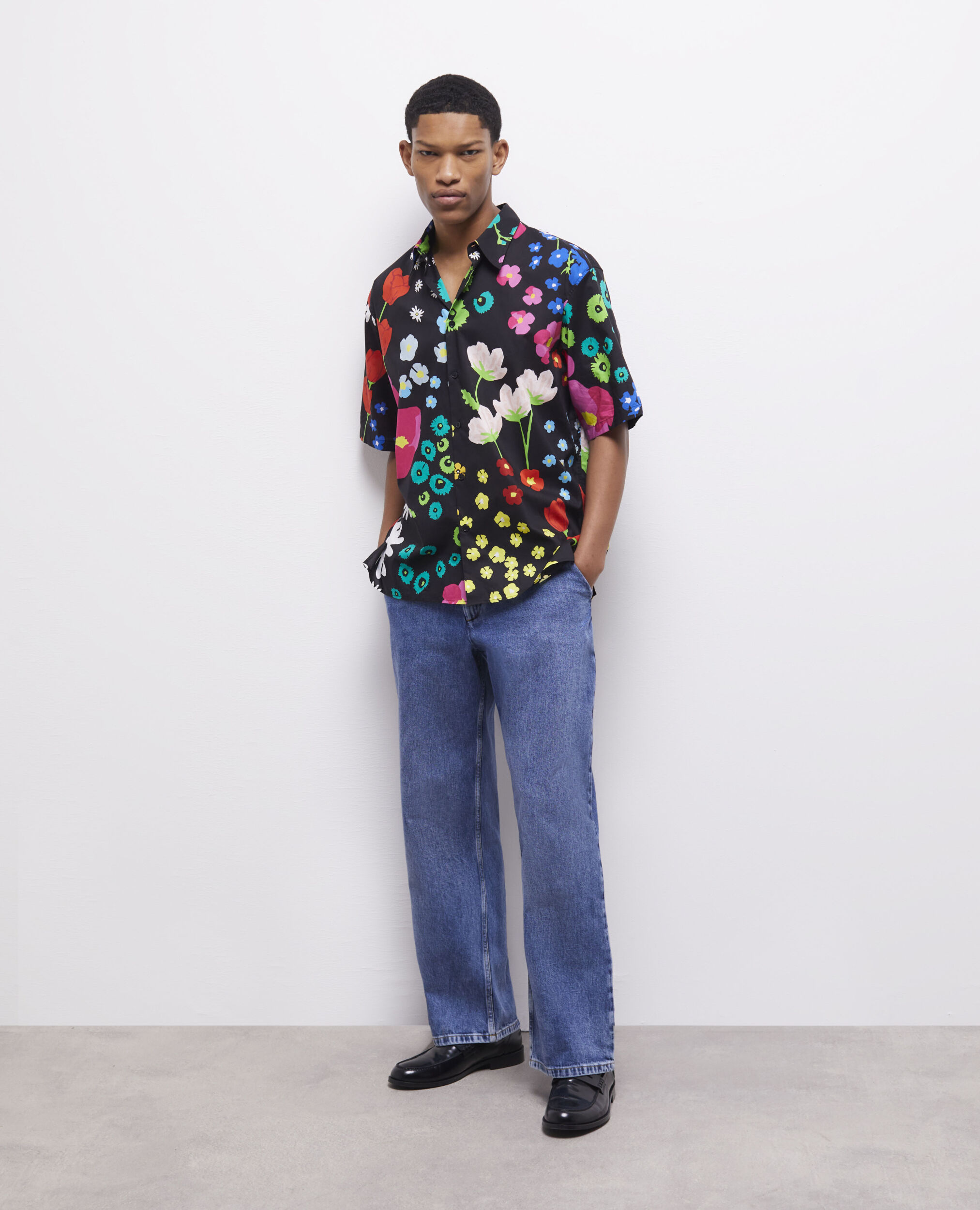 Chemise imprimée en coton