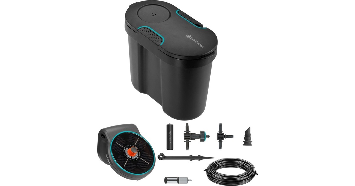 GARDENAAquaBloom Waterreservoir Set besproeiingscomputer  (Grijs, 13301-20)