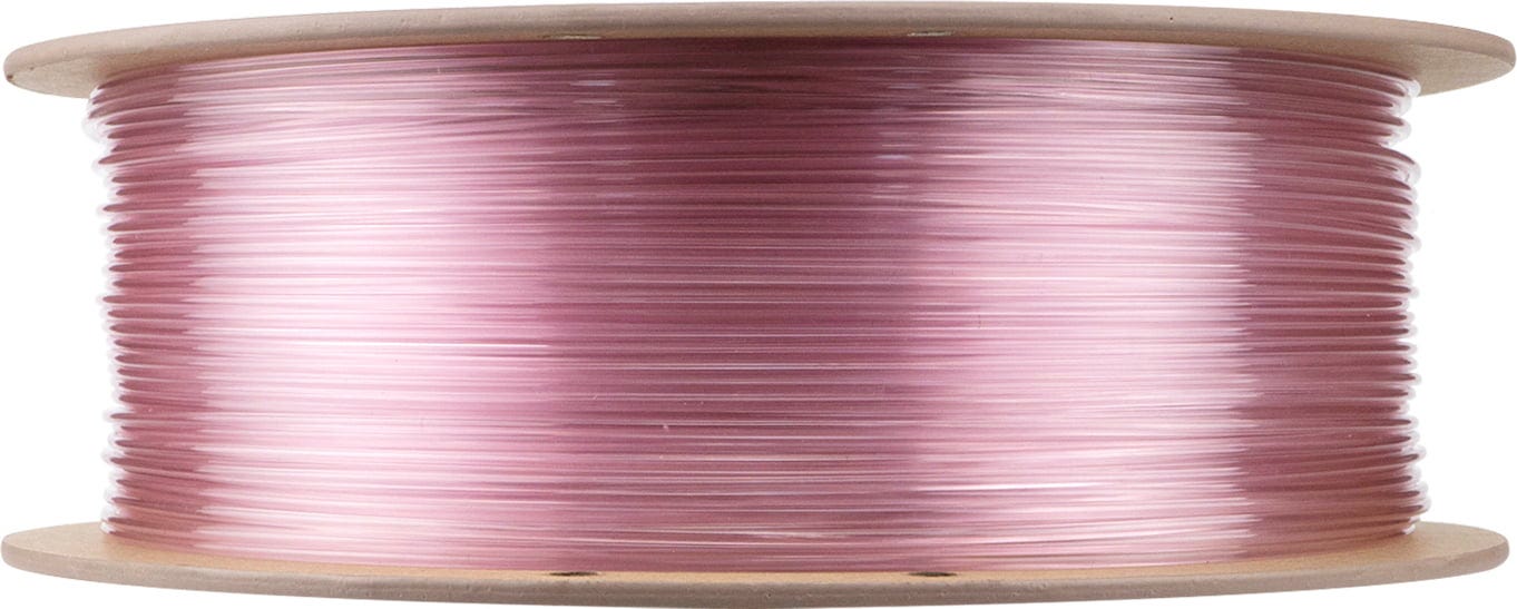 eSUN  PETG-Basic Translucent Light Pink, 1,75 mm / 1000 g    Technische Stärke von ABS trifft PLA Druckkomfort in Translucent Light Pink