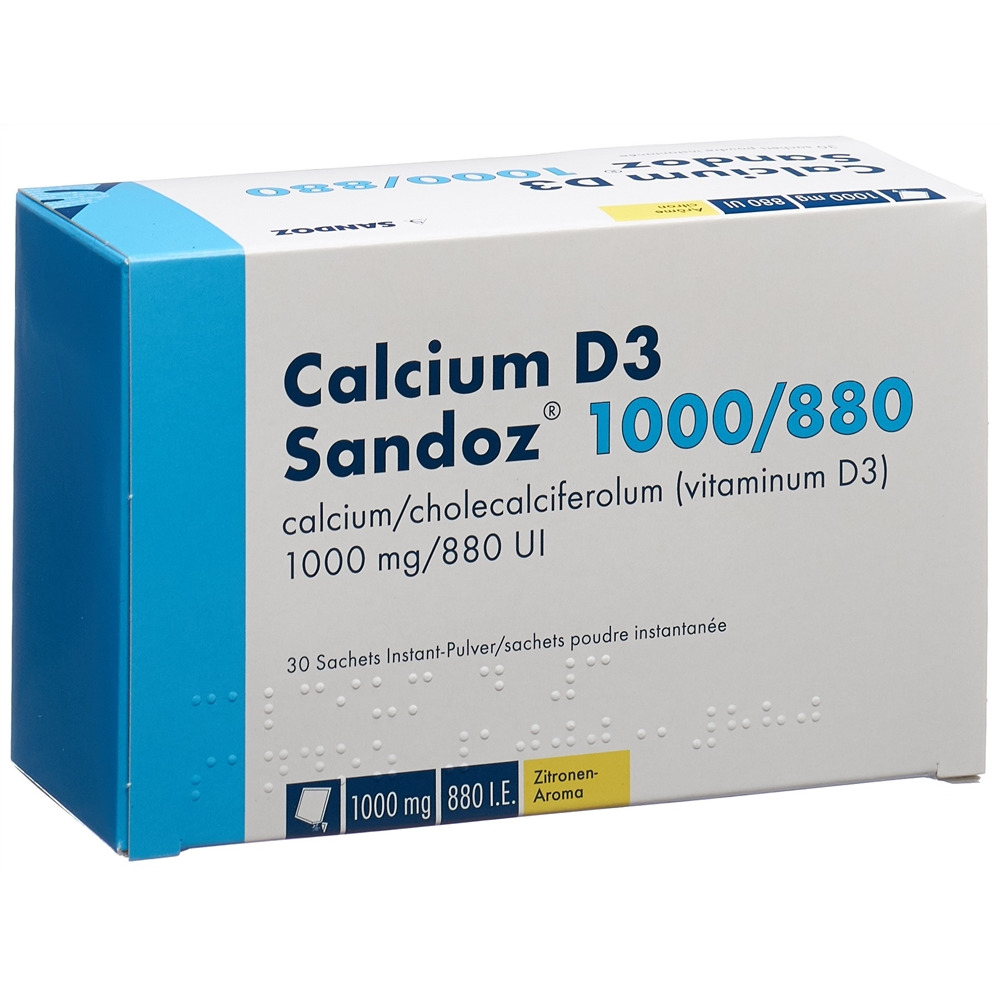 CALCIUM D3 Sandoz Plv 1000/880 Btl 30 Stk