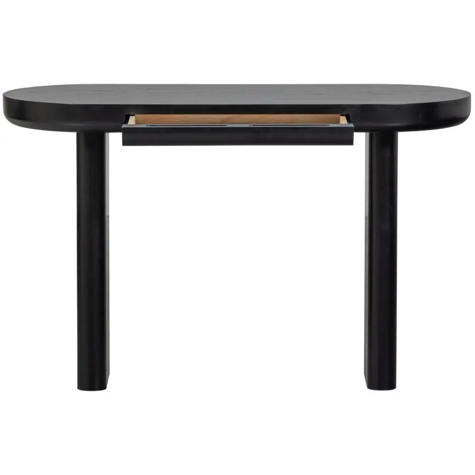 WOOOD Mael Bureau/Sidetable - Fineer - Zwart - 75x120x50