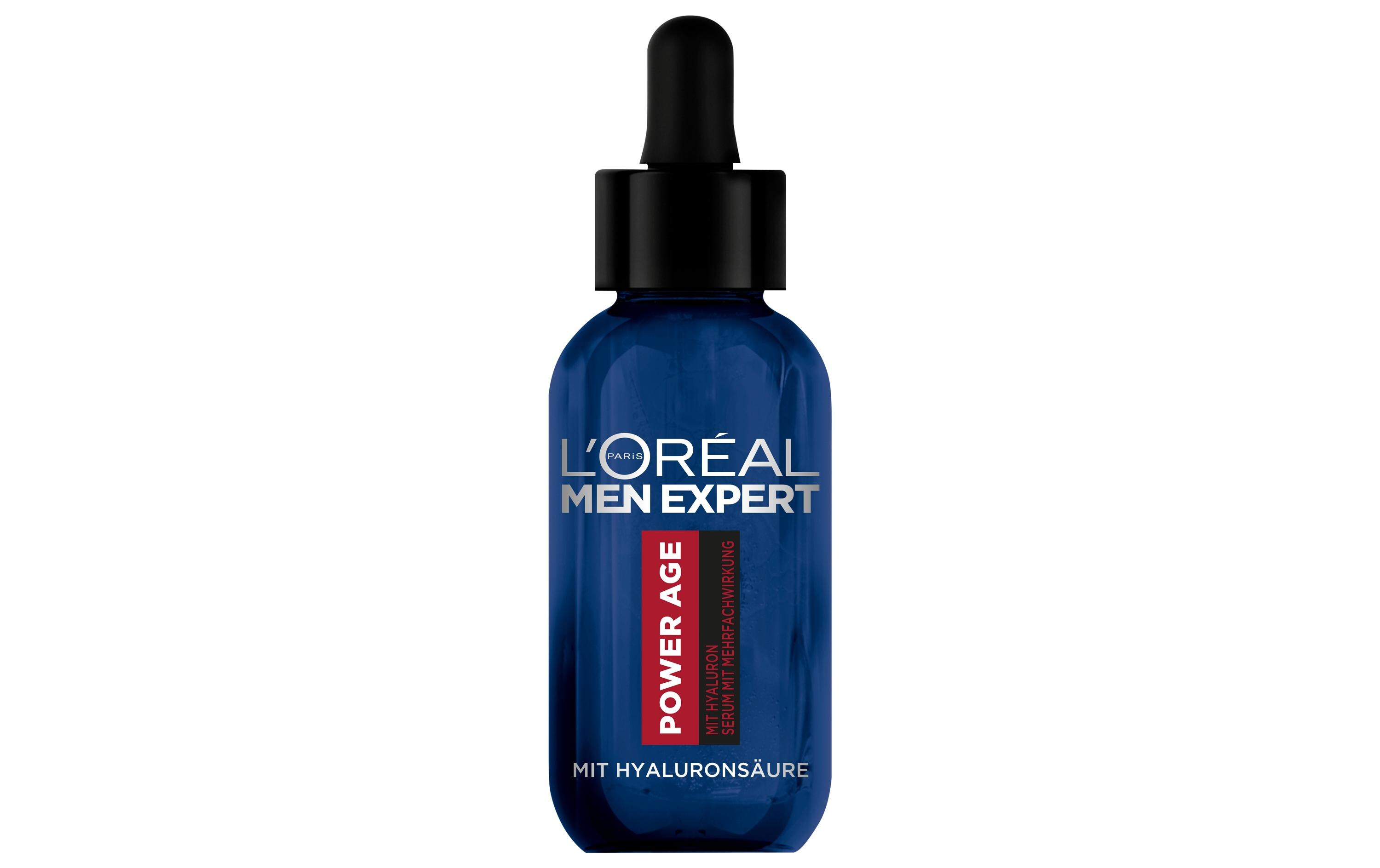 Gesichtsserum Power Age 30 mlGlättendes und straffendes Serum mit Hyaluronsäure für Männer