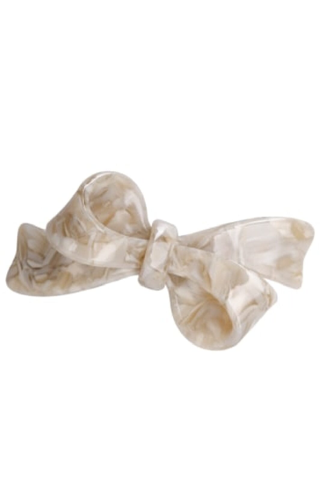 Black Colour Bcsilja Small Bow Barette creme