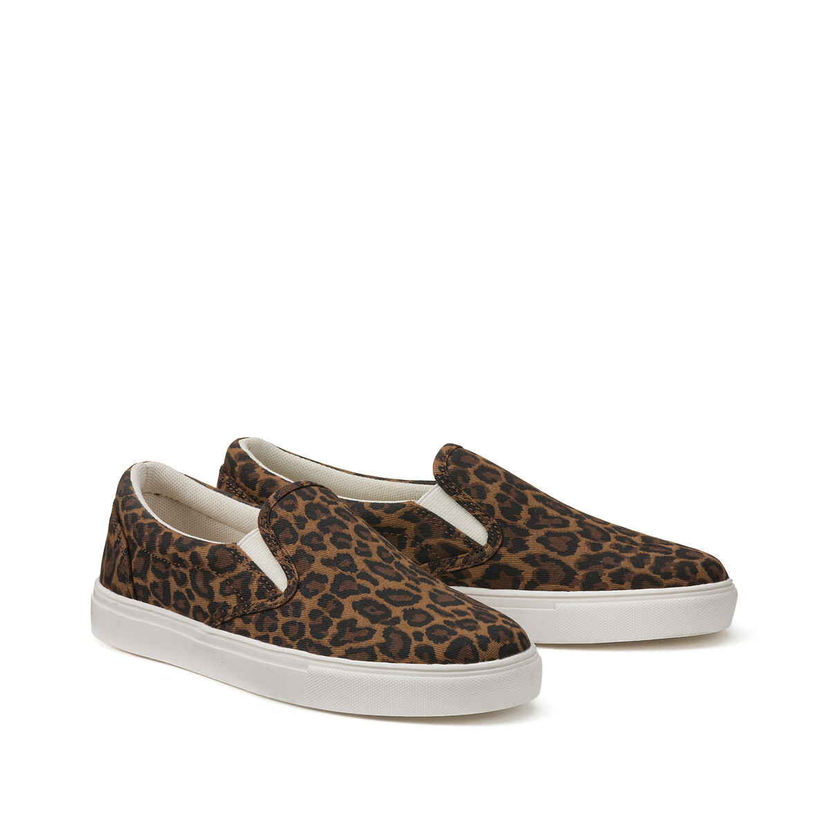 COLEÇÃO LA REDOUTE<br>Tênis slip-on com estampa de leopardo