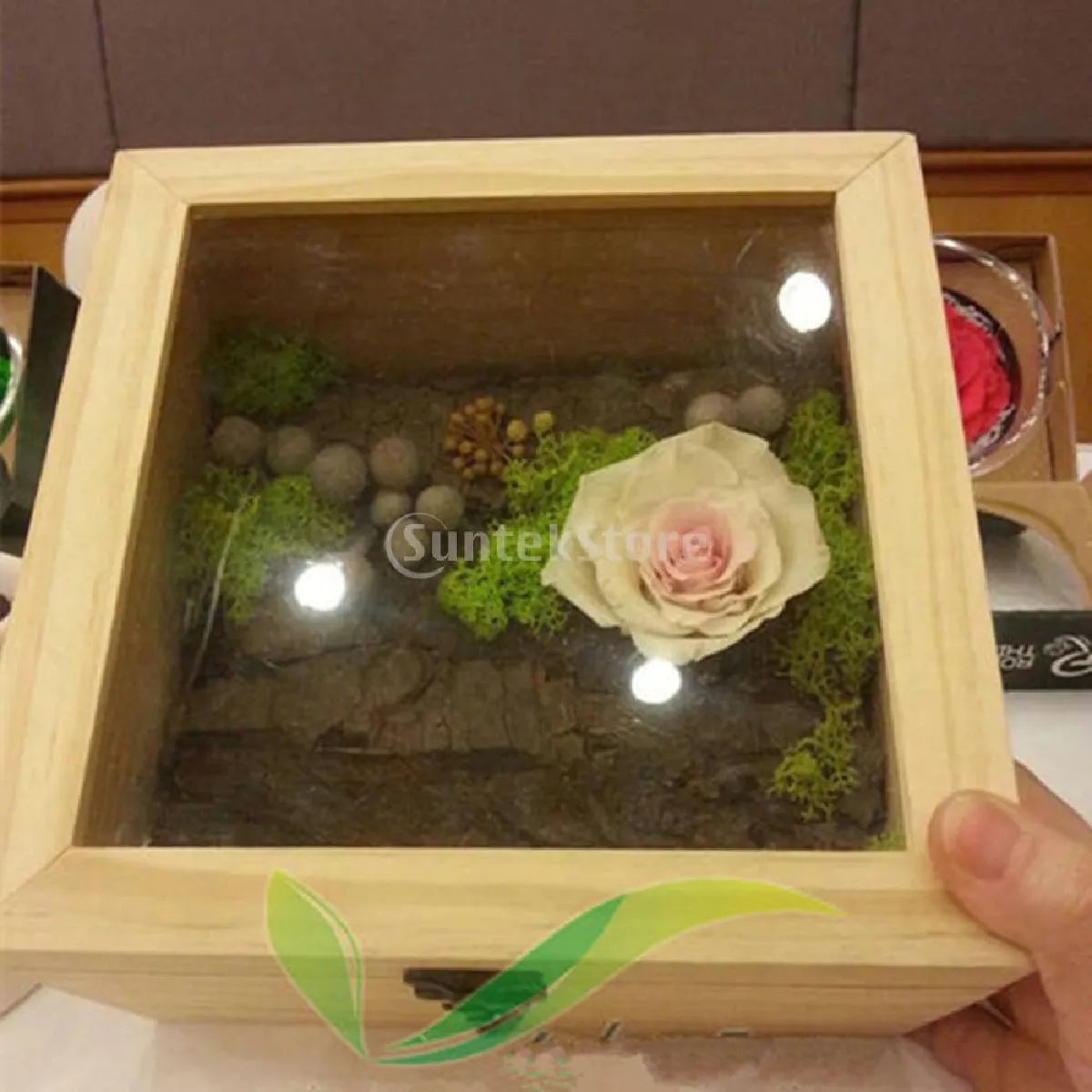 Couvercle en Verre 15x15x10cm