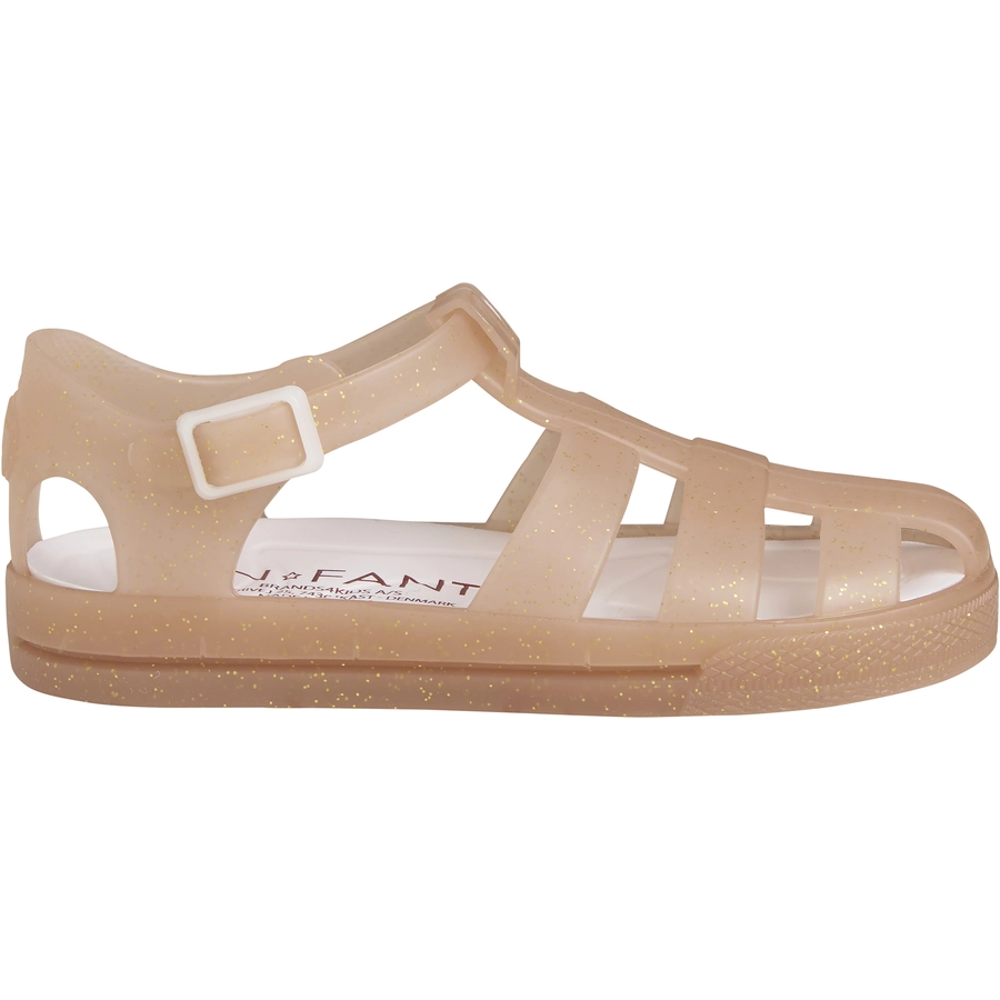 EN FANT Sandale Glitter Cameo Brown