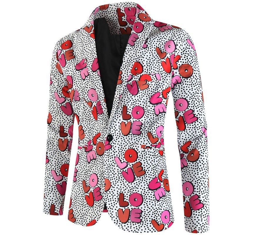 Sheck - Blazer / Vest / Broek / Set met letters en één knoop