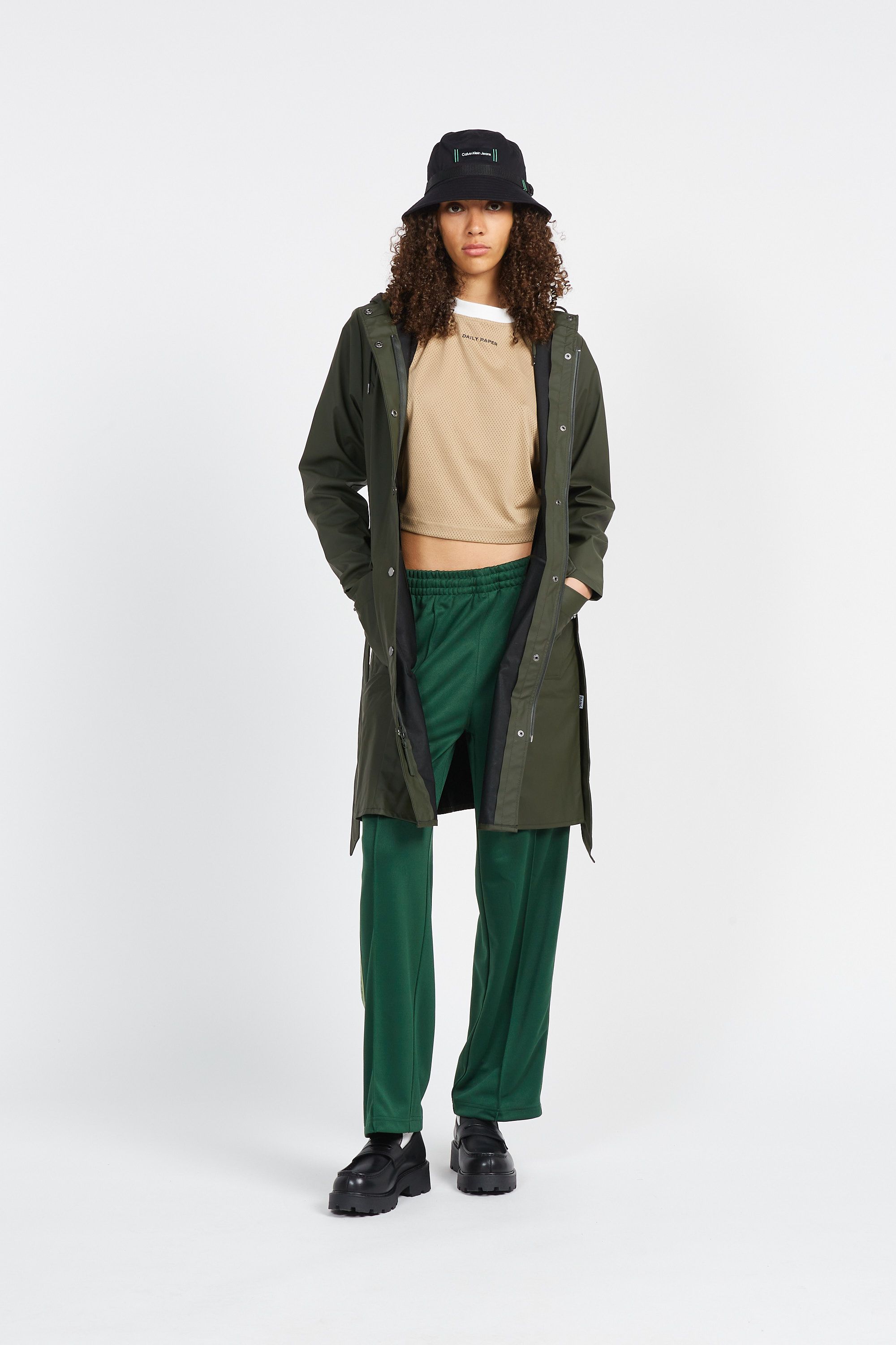 RAINS Coupe-vent Curve Kaki
