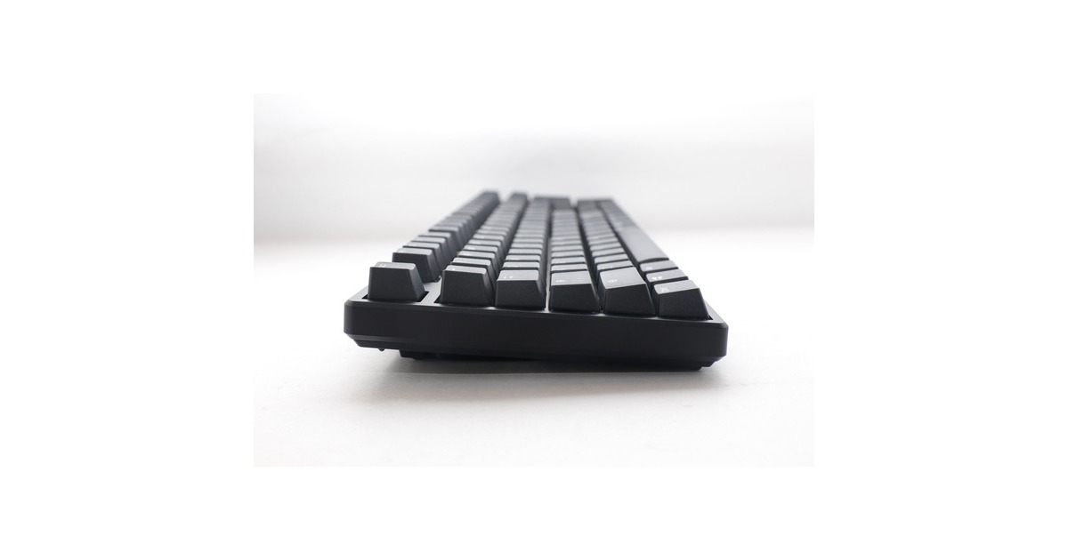DuckyOrigin Phantom Black, toetsenbord  (Zwart, US lay-out, Cherry MX Red, hot swap, PBT Double-Shot Keycaps)