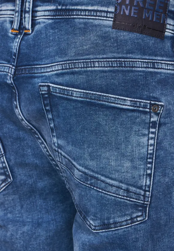 Regular Fit Jeans - soft greencast random wash