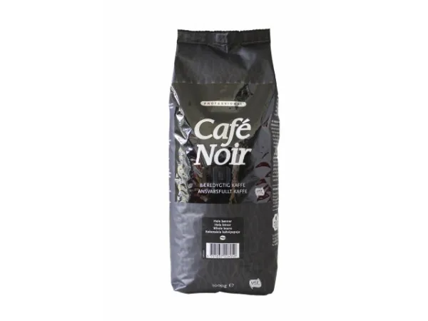 Kaffe Café Noir UTZ 1000g - hele bønner - (8 poser)
