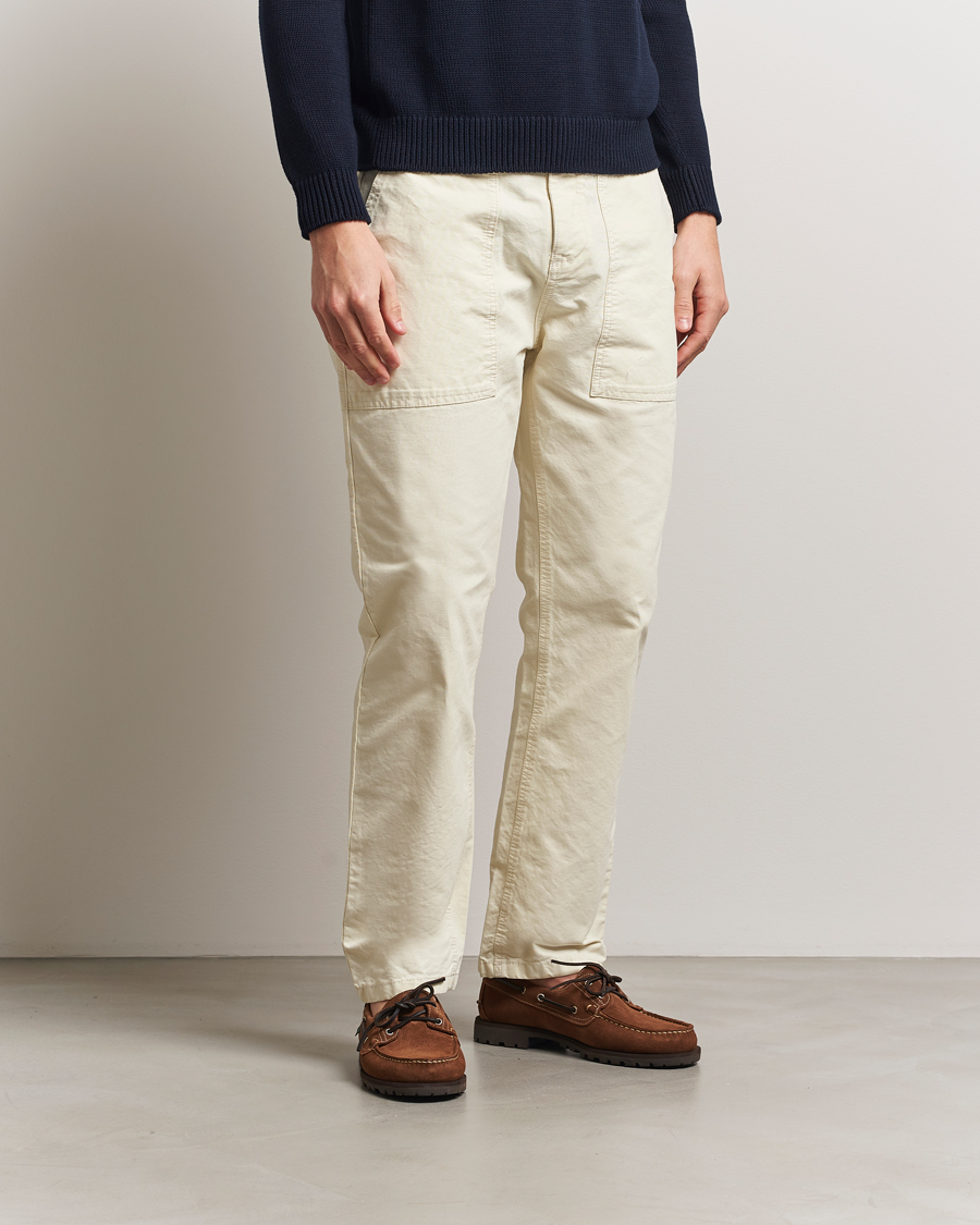Armor-lux Workwear Trousers Oyster Clair