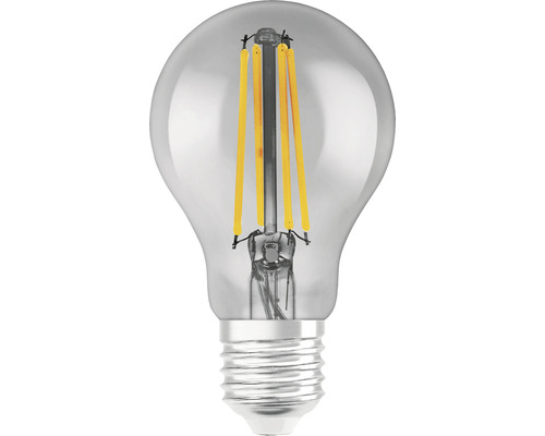 Ledvance Smart WIFI Filament Classic LED-lamp, dimbaar, A60 E27/6W (44W), gerookt glas, 540 lm, 2500 K warm wit
