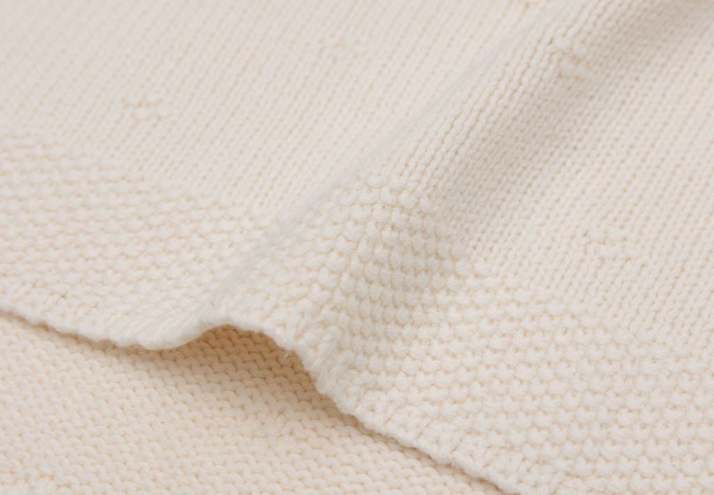 ledikantdeken Cosy Knit - Ivory