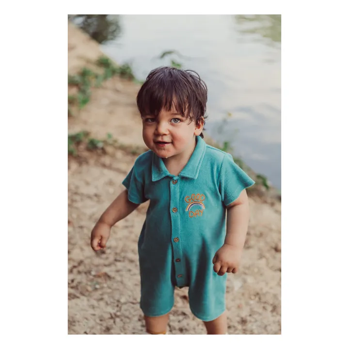 Louise Misha Combishort Matama Eponge | Turquoise