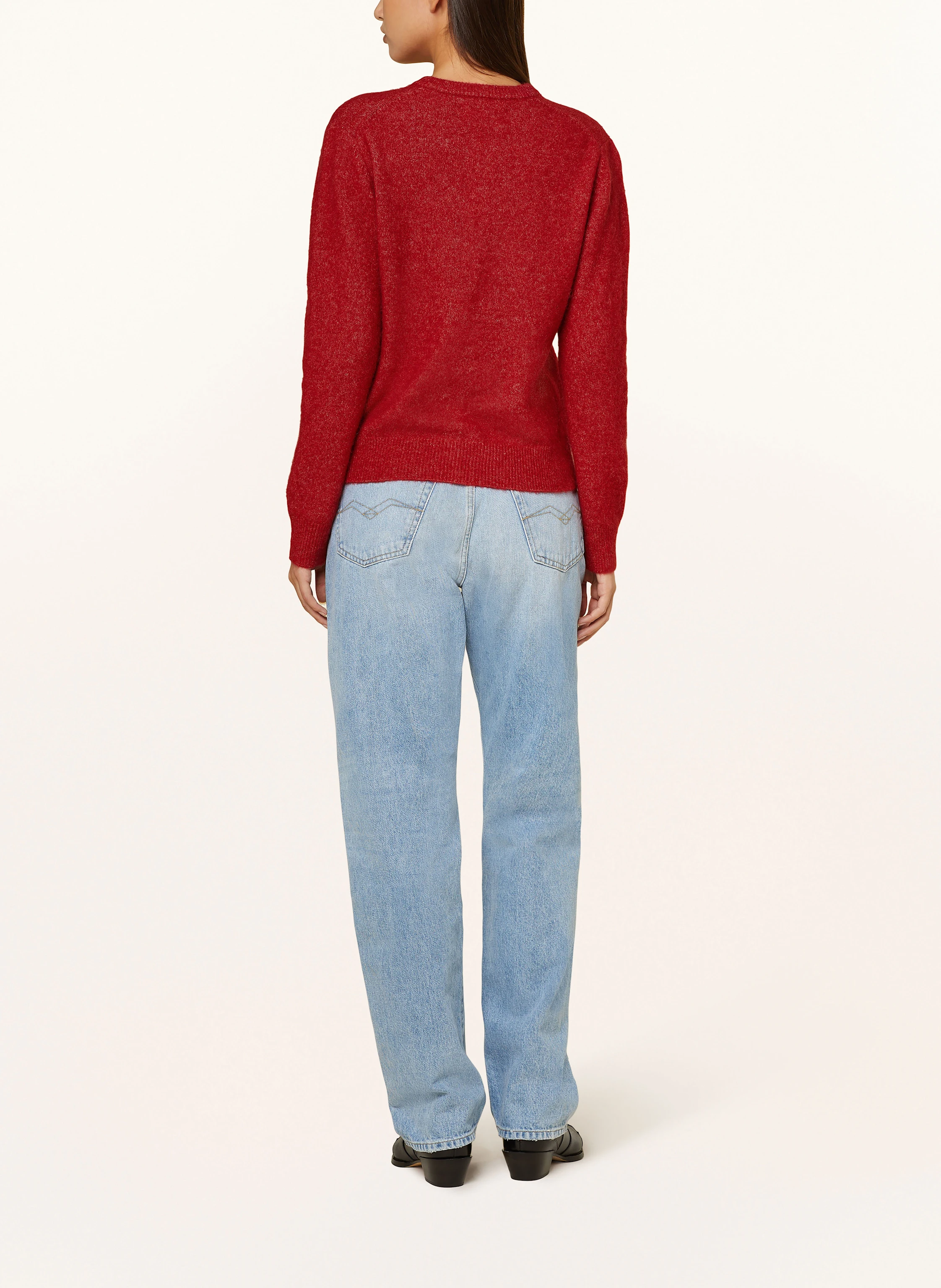 SAMSØE  SAMSØE Strickjacke NOR mit Alpaka