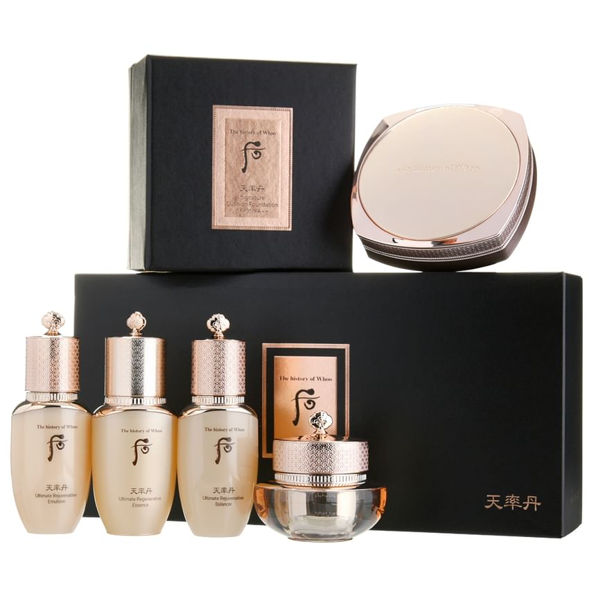 THE WHOO - Cheonyuldan Signature Cushion Foundation 21 Speciale Set
