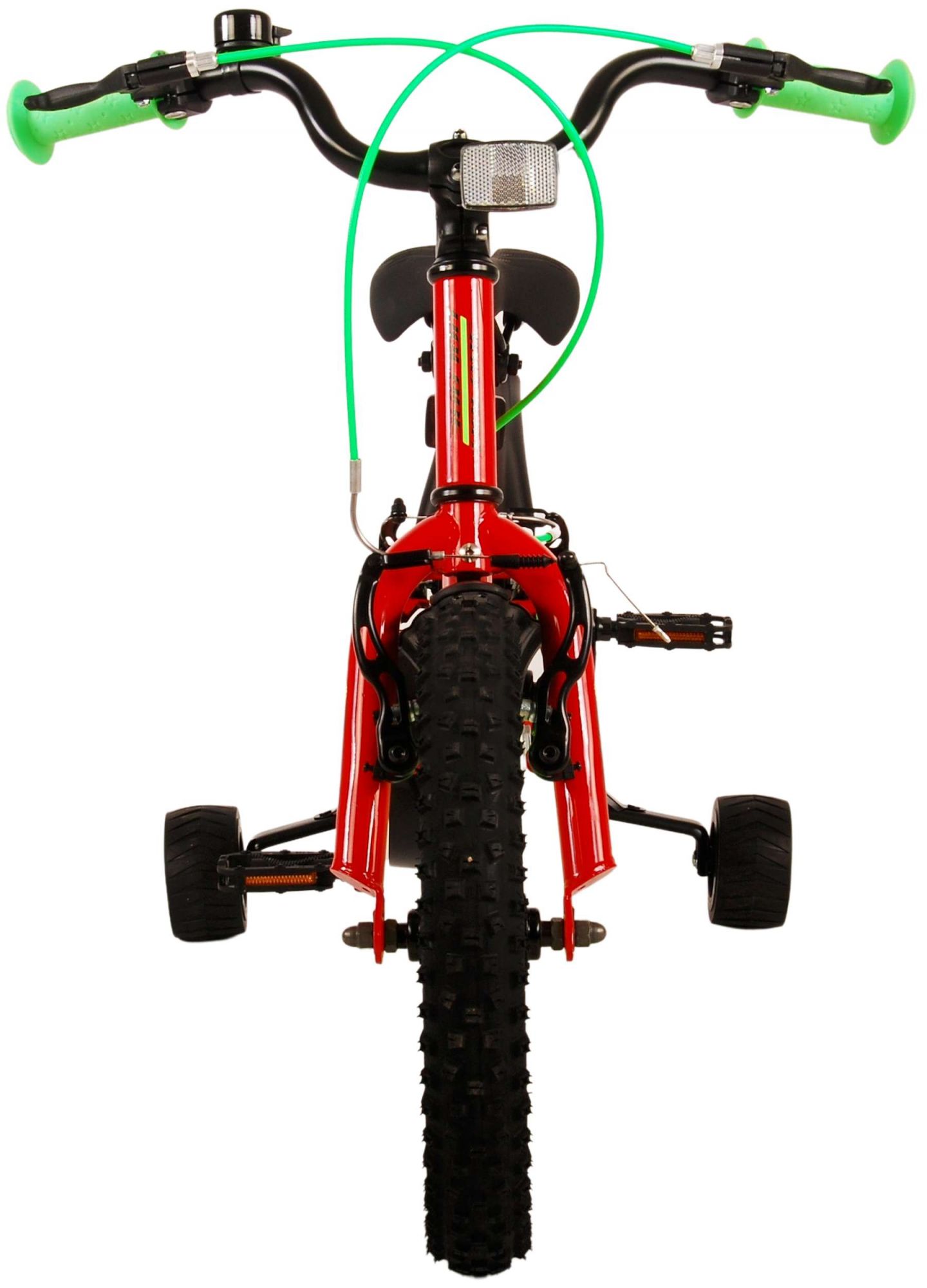 TPFSports Rocky Kinderfahrrad - Jungen - 14 Zoll - Rücktritt + Handbremse - Rot