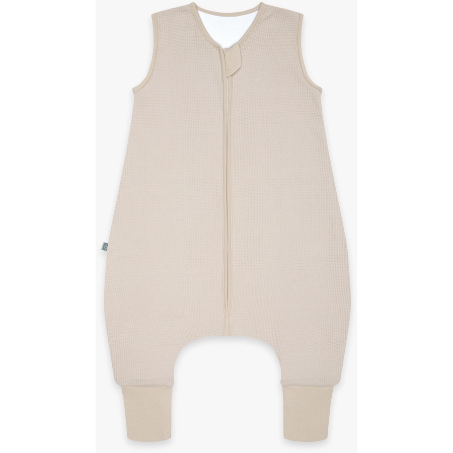 emma & noah Schlafsack mit Füßen Essential Beige