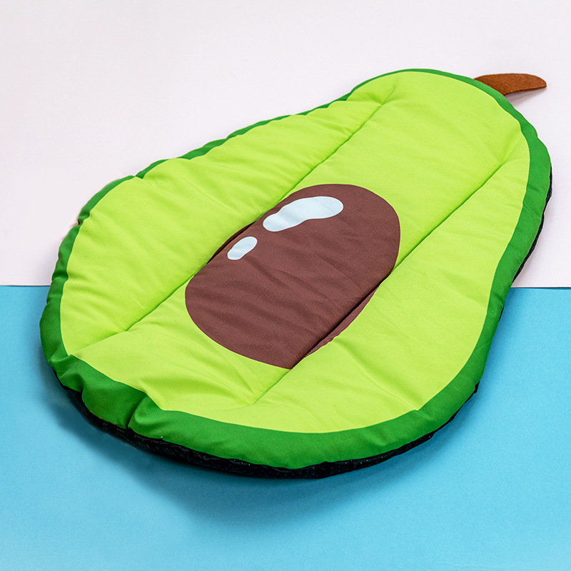 (57x40cm) Weiches Haustier Kissen Bequeme Matte für Hunde / Katzen - Avocado