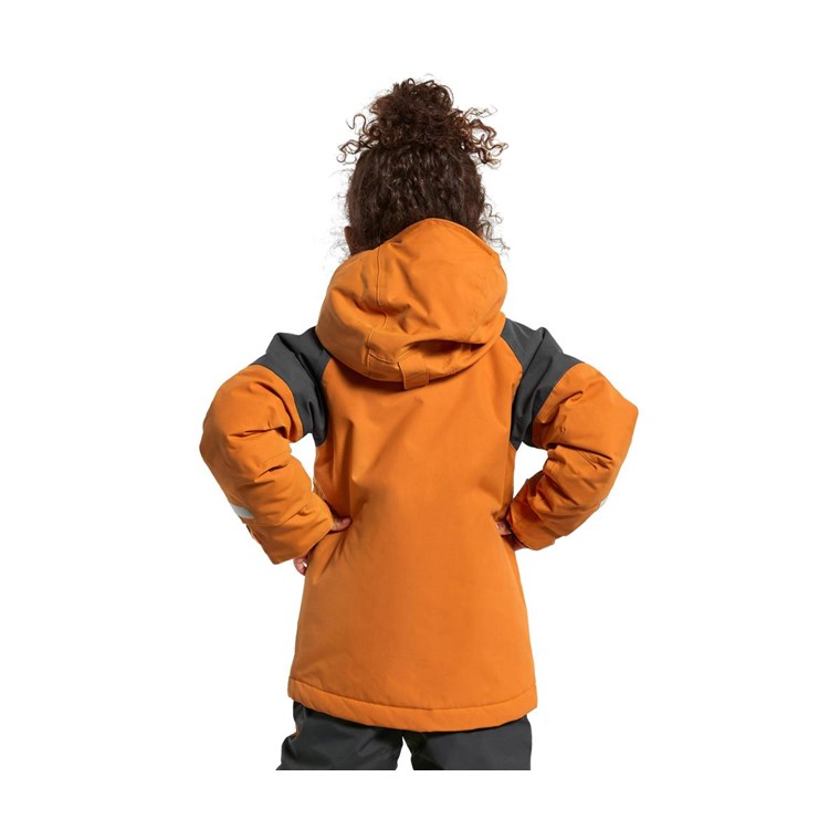 Didriksons Lun 3 Jacket Kids Burnt Glow