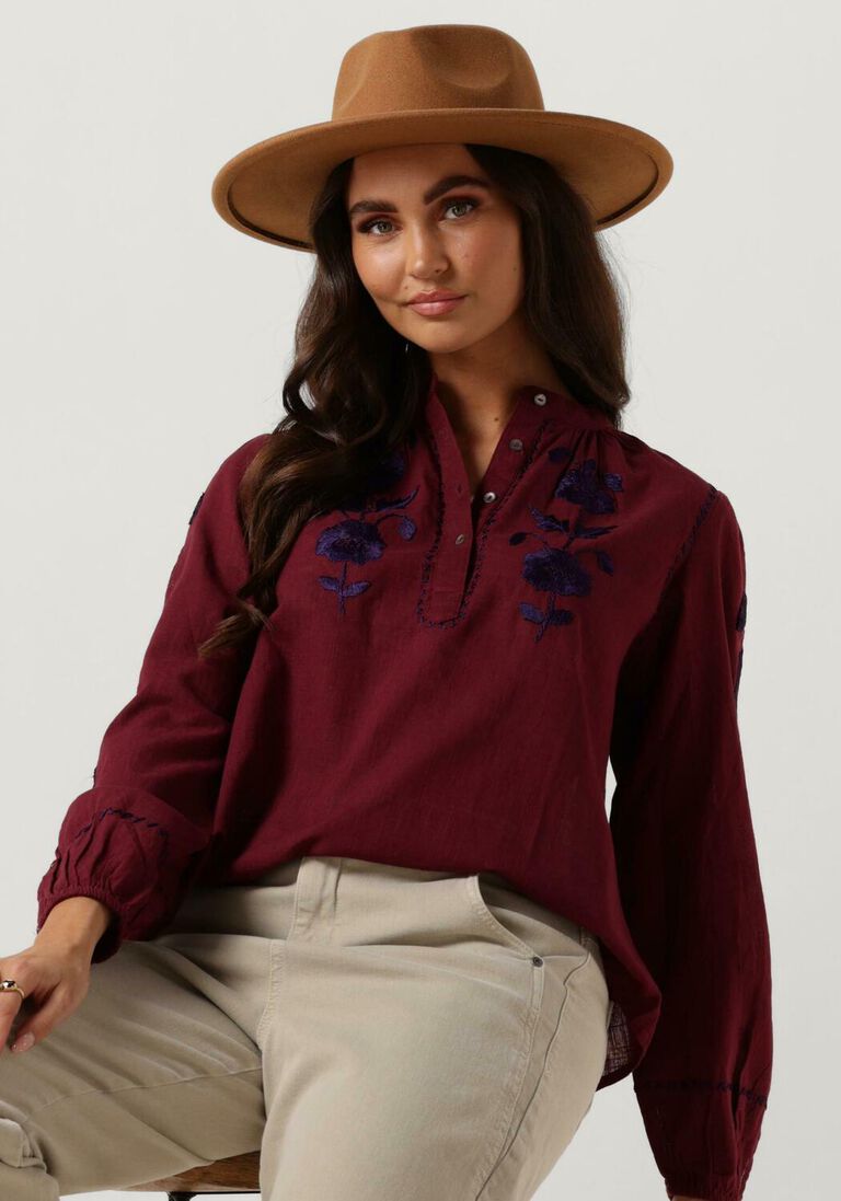 ANTIK BATIK bordeaux antik batik blouse isla blouse