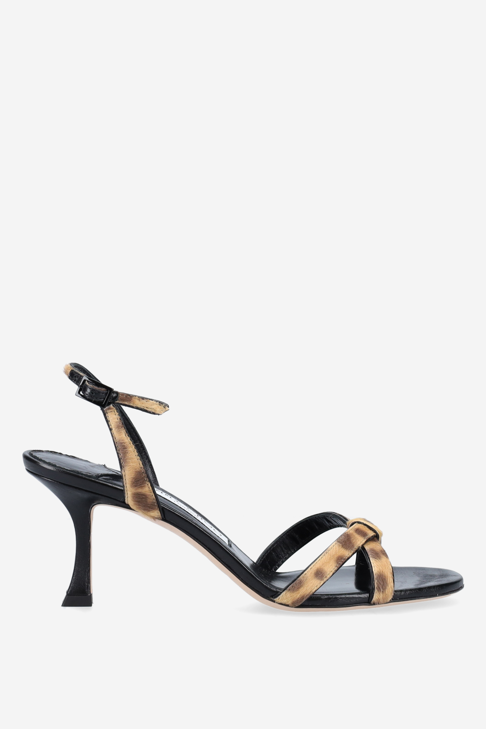 Elsy 70 leopard print pony sandals