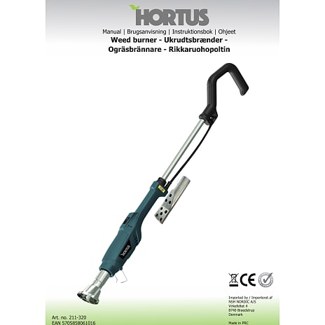 HORTUS elektrisk ukrudtsbrænder og varmepistol