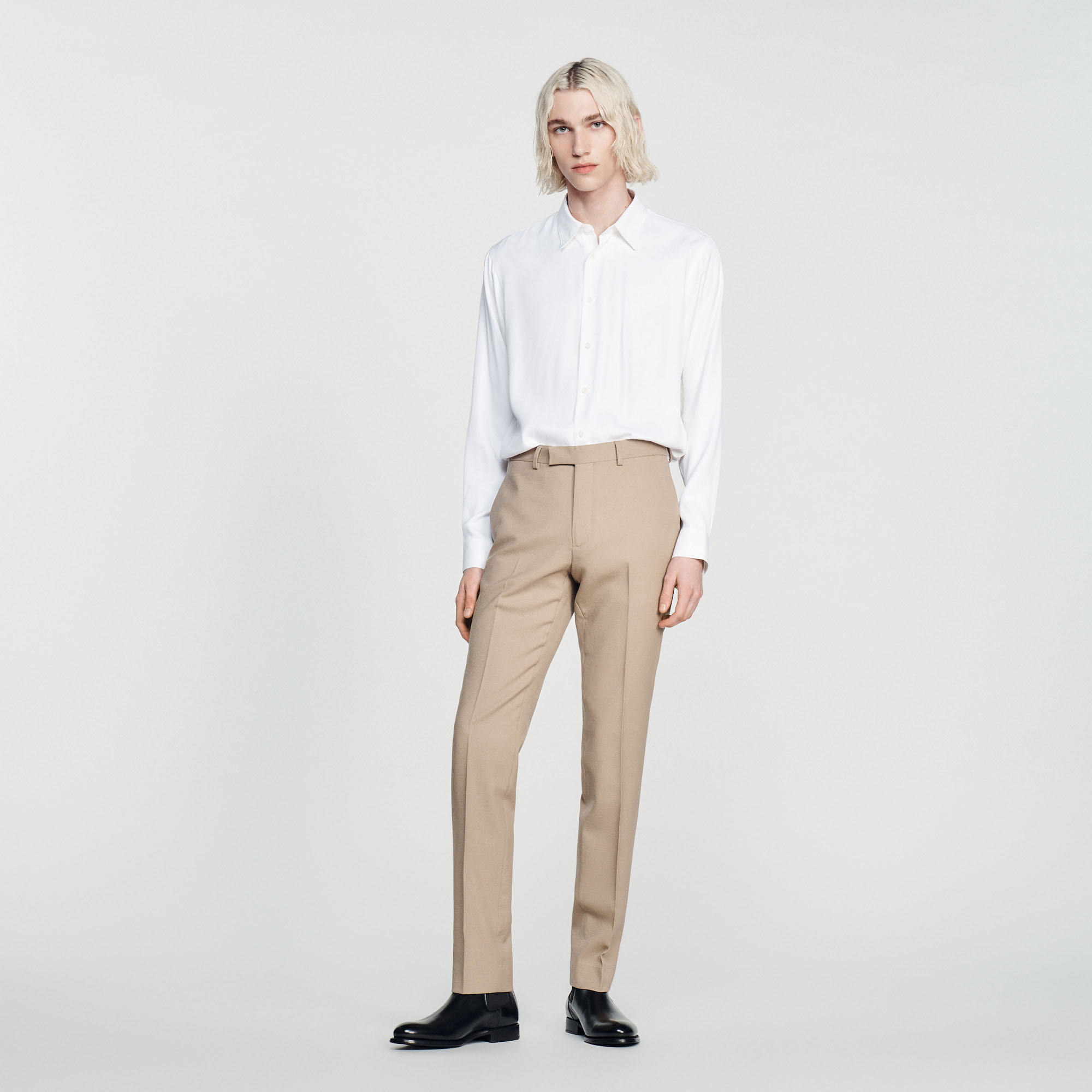 Pantalon de costume en laine