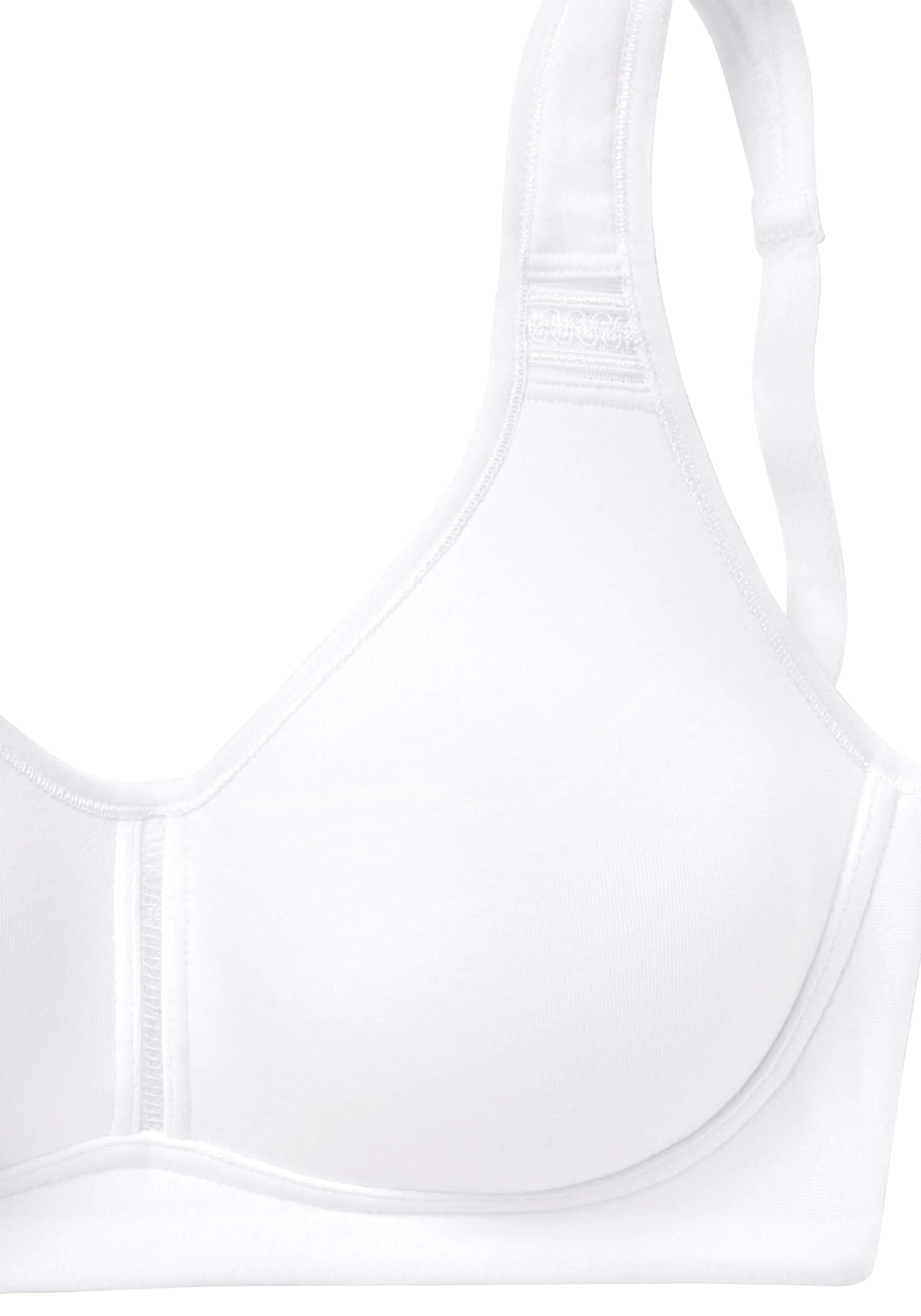 petite fleur T-Shirt-BH in 2xweiß