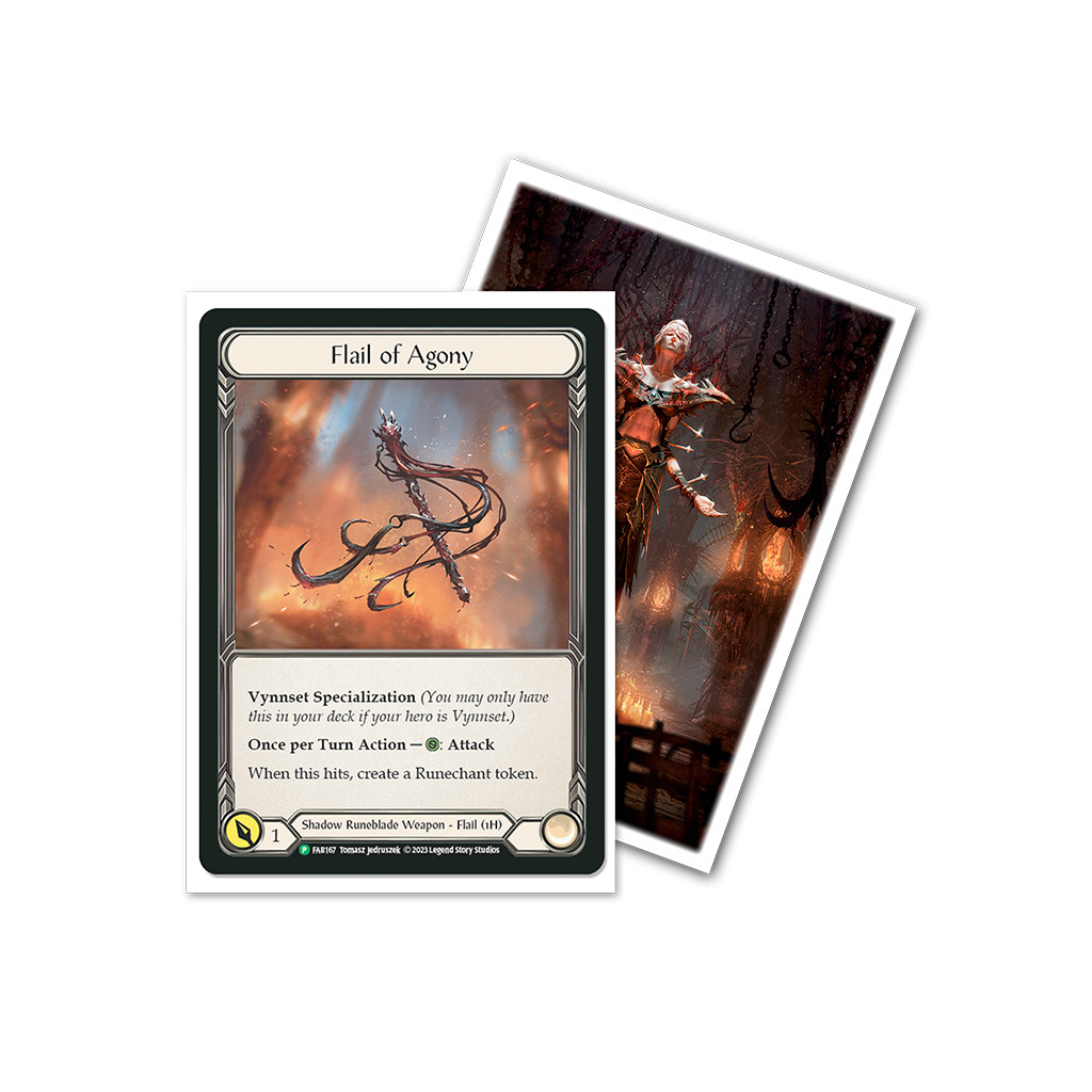 Dragon Shield - 100 Flesh & Blood Matte Art Sleeves - Vynnset + carte promo