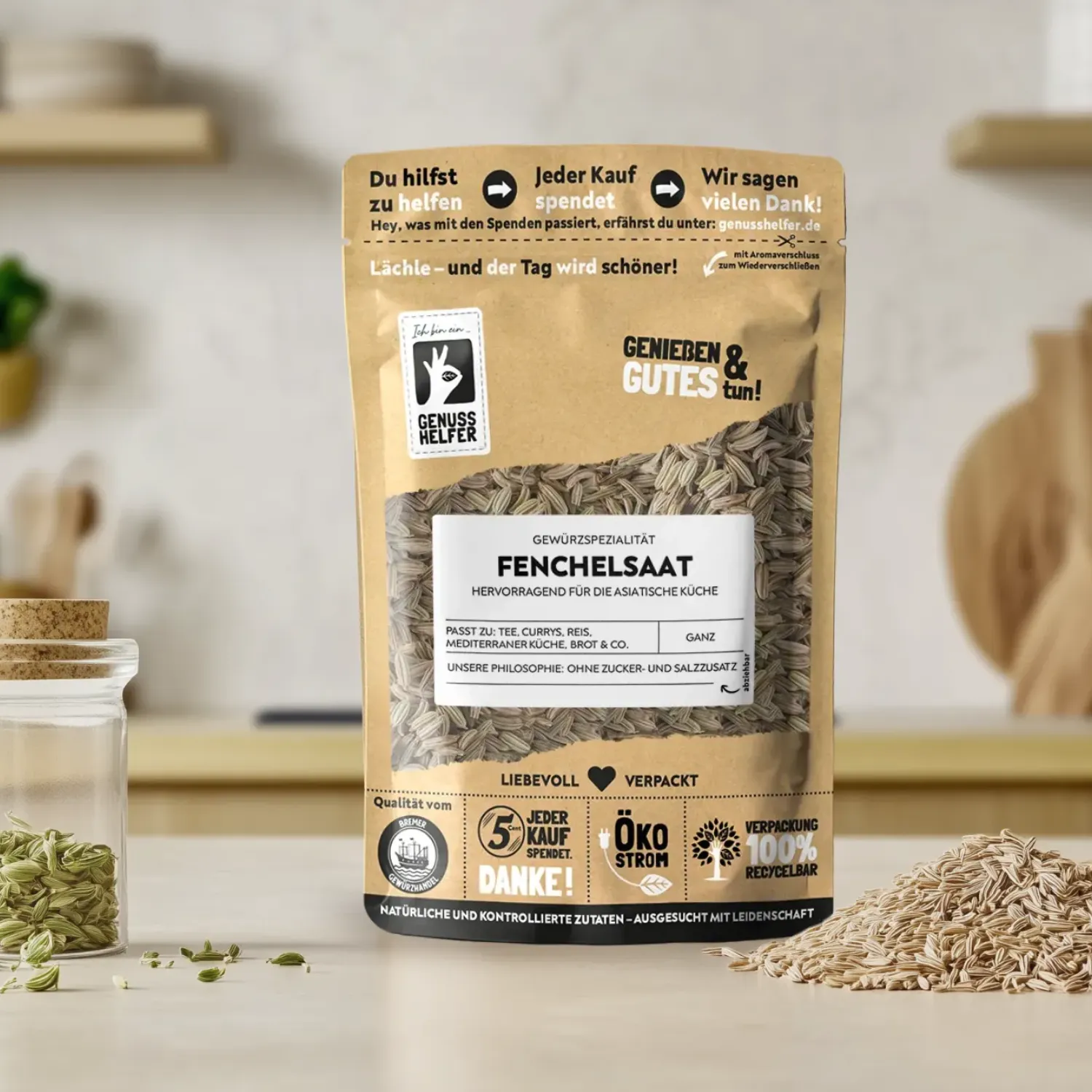 Fenchel, ganz, 3er Pack