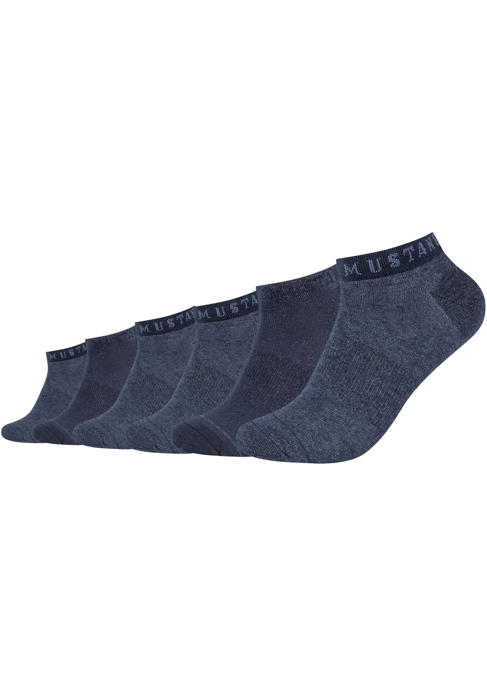 MUSTANG Socken »casual« 6 Stk. tlg. mit softem Materialmix