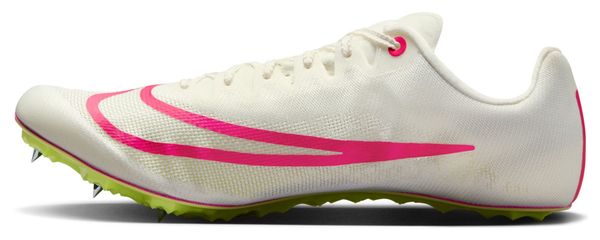 Chaussures d'Athlétisme Nike Zoom Ja Fly 4 Blanc Rose Jaune