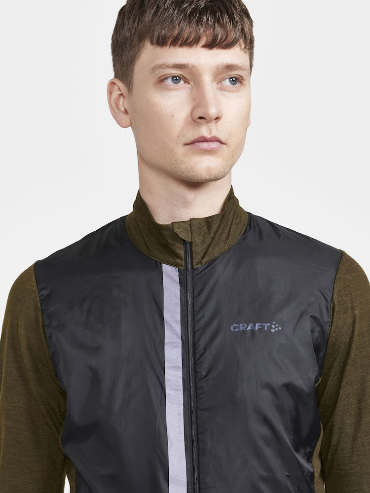 CraftAdv Bike SubZ Wool LS Jersey M Grøn