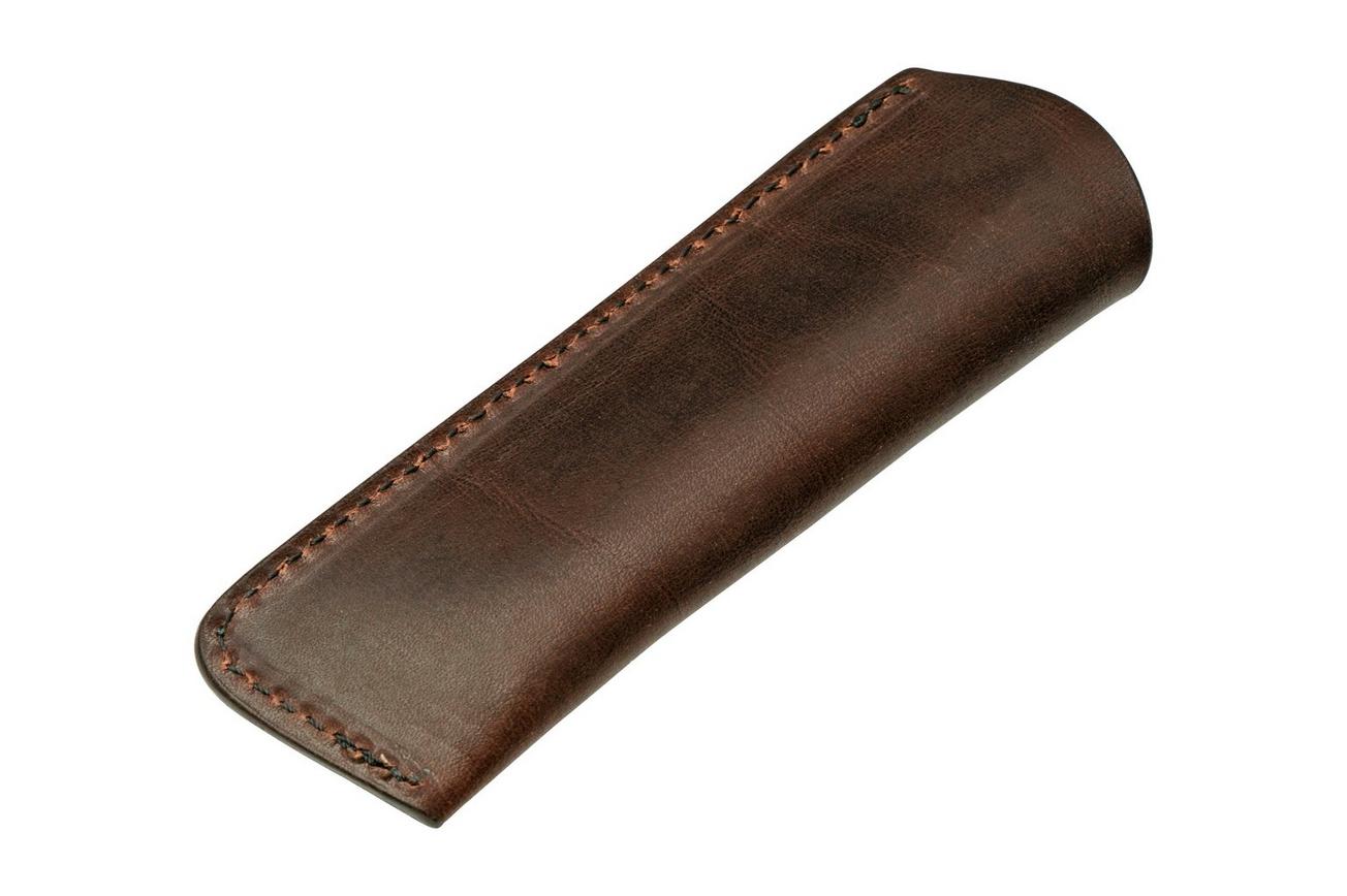 Otter Leather Case LE 03 DB, Dark Brown, Size: 12 x 4 x 1 cm, foedraal