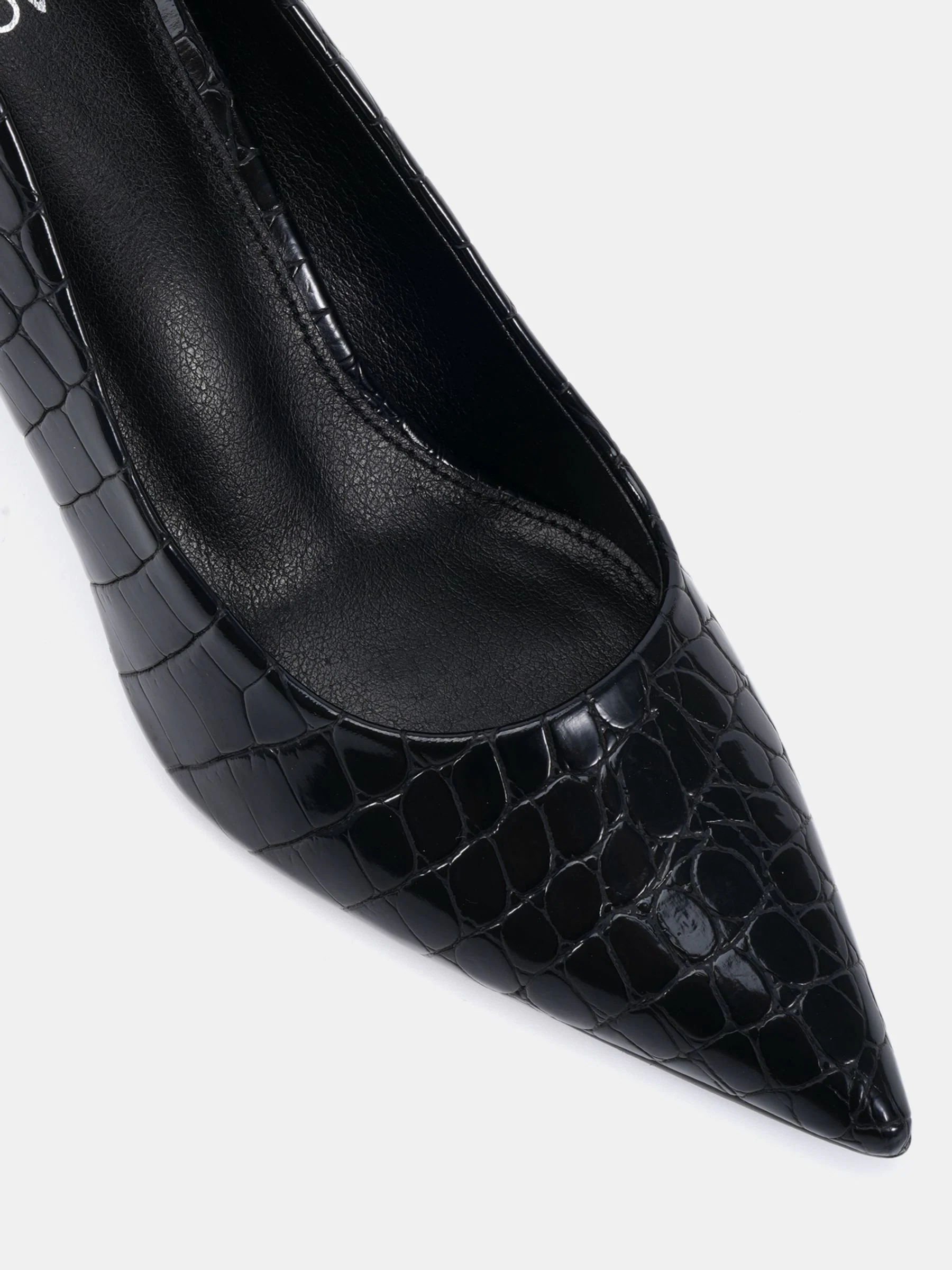 Zwart - Novo ILLIANA Point Toe Block Heel Courts