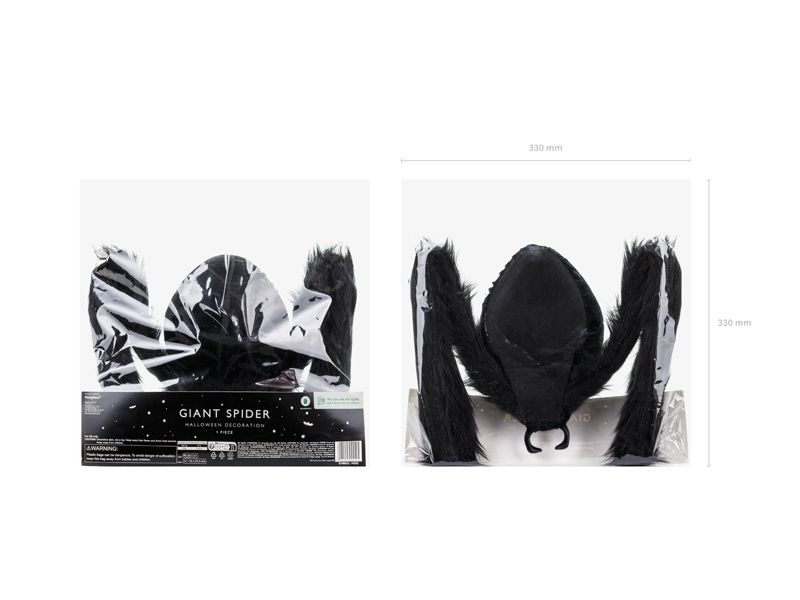 Partydeco Halloweenfigur Spinne 103 x 75 x 9 cm Halloween Dekoration Spinne