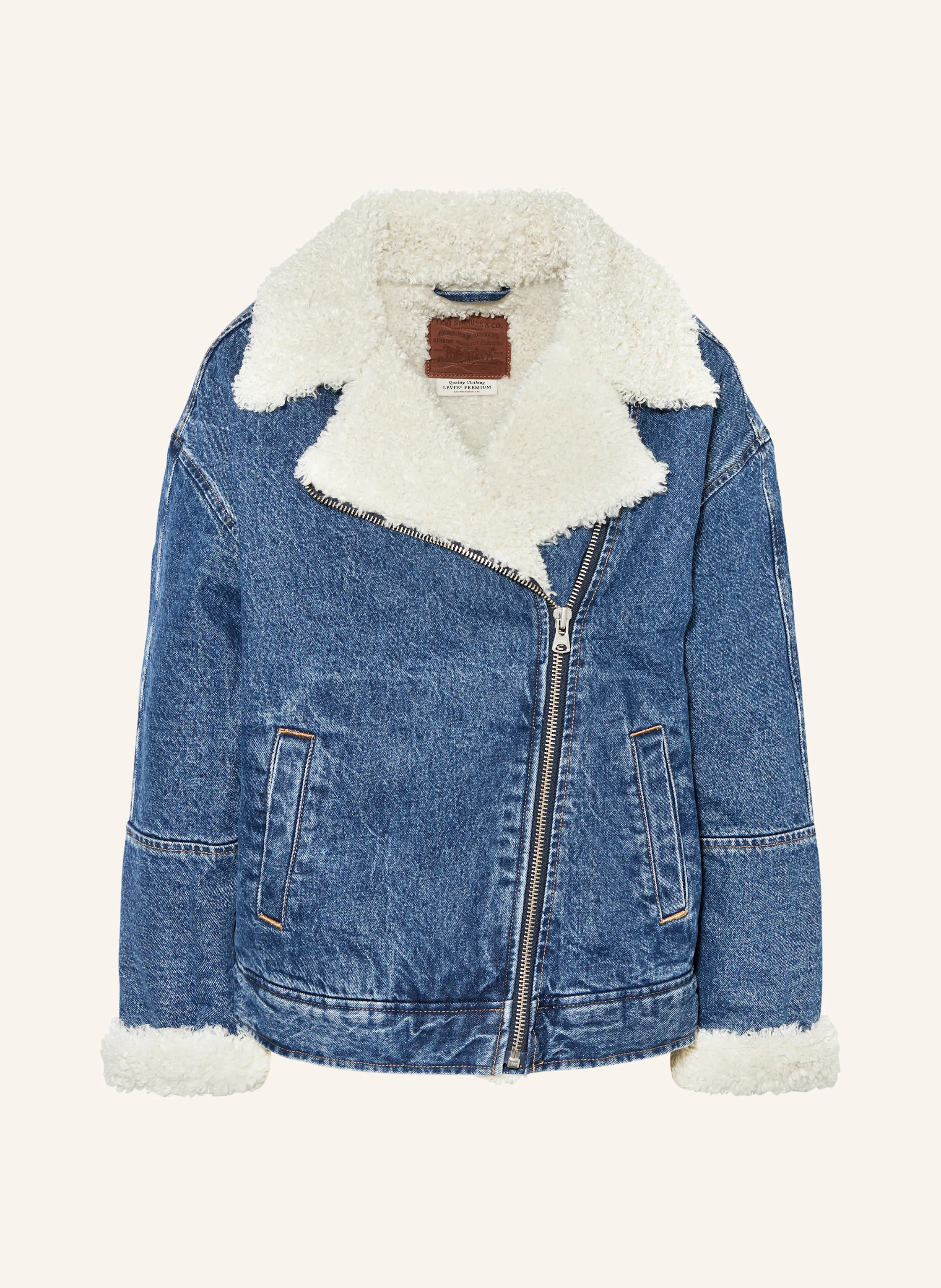 Levi's® Jeansjacke mit Teddyfell