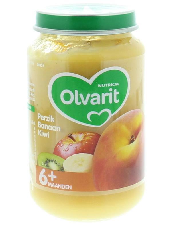 Olvarit 6m53 Perzik banaan kiwi 200g