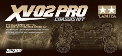 Tamiya - Xv-02 Pro Chassis Kit Rc Byggesæt - 1:10 - 58707