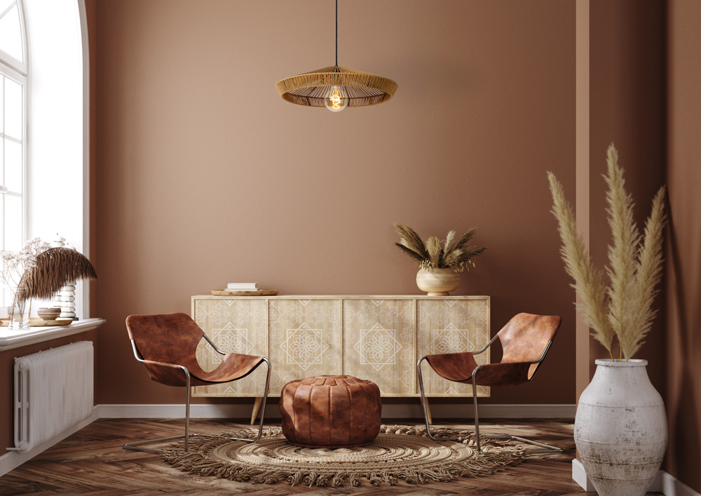 Lucide Yunkai hanglamp 50cm E27 rotan