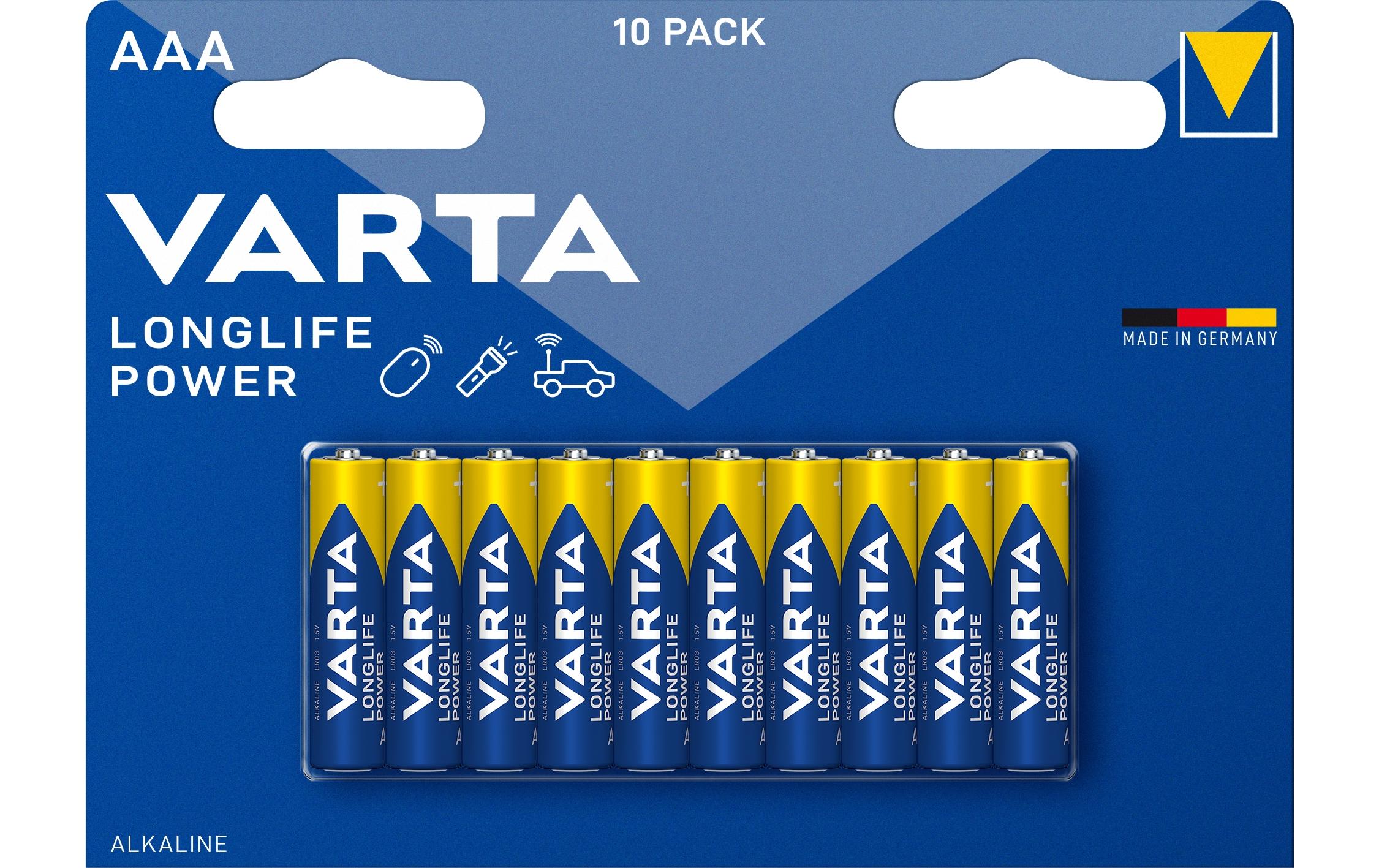 Batterie Longlife Power AAA , 10 StückAlkaline Batterie, 1.5 Volt