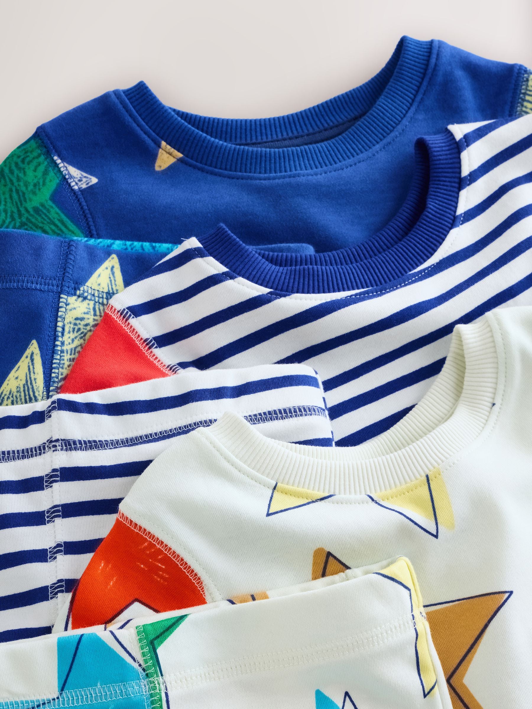 Meerkleurig sterren  - Verpakking van 3 knusse pyjama's (9 mnd-10 jr)