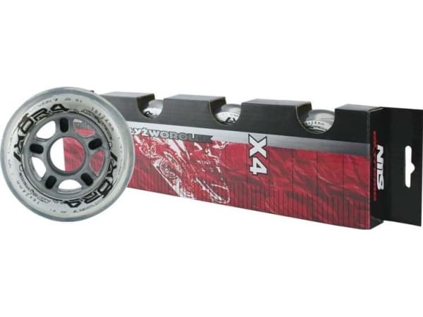 Nils Extreme PU hjul 76x24 82A transparent (16-30-016)