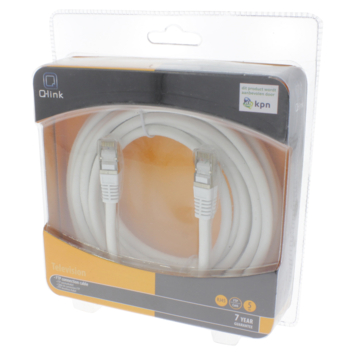 Q-Link FTP aansluitsnoer RJ45 5 meter KPN keur