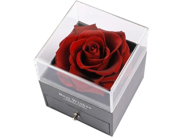 Smykkeskrin / Gaveeske – Eske med Rose