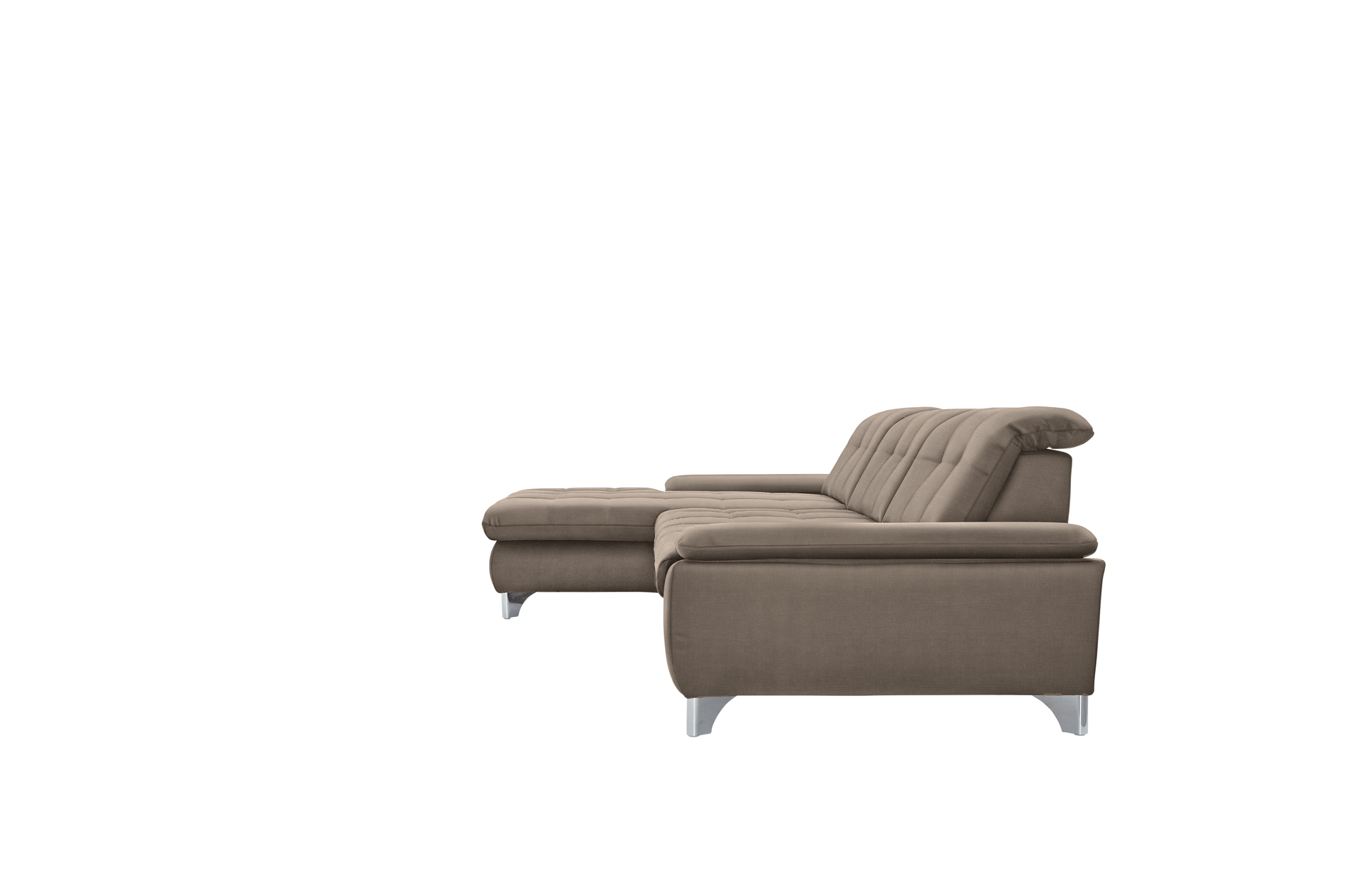 polsterpower Ecksofa - Miro mandel - Basismodell - Recamiere links