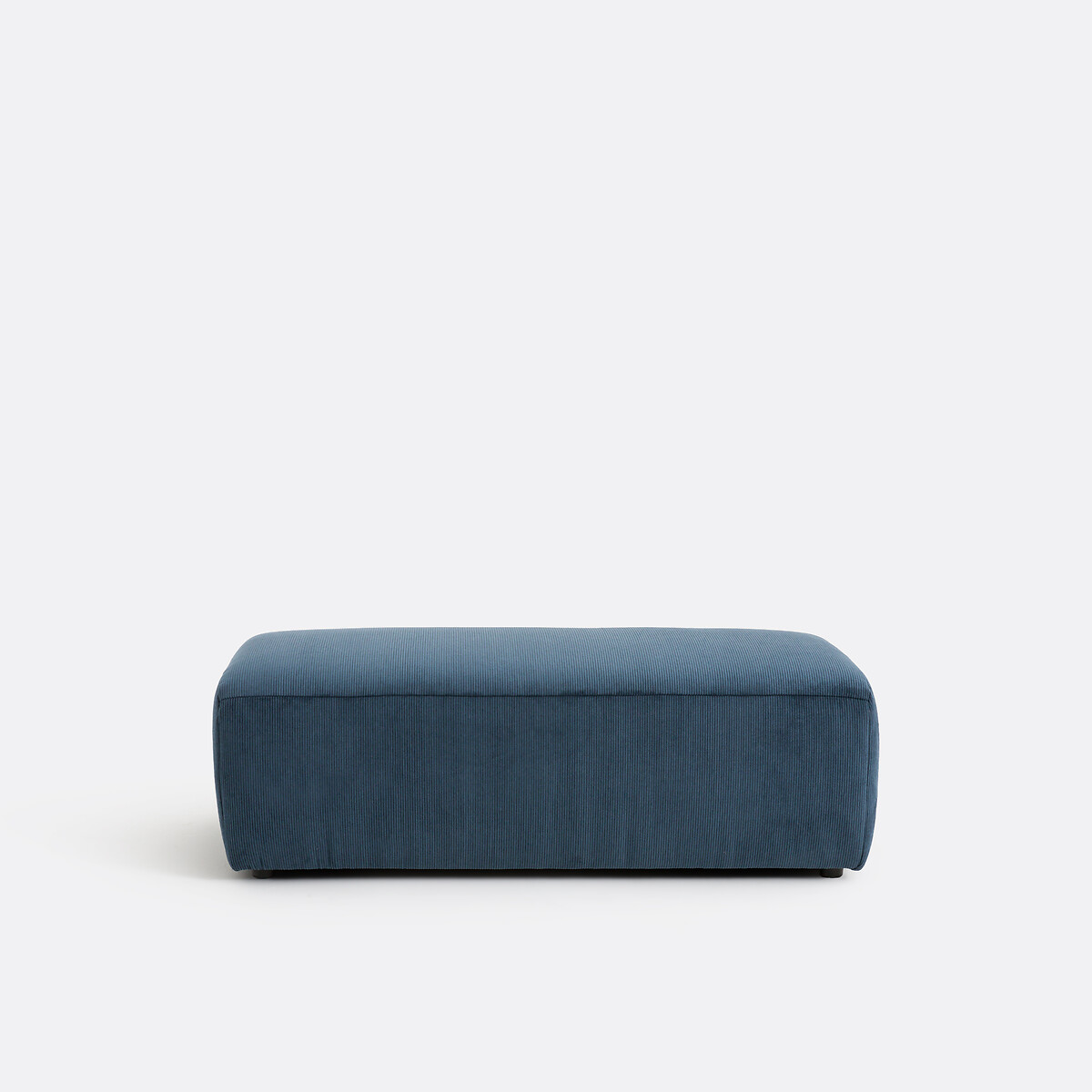 LA REDOUTE INTERIEURS<br>Puff XL, veludo canelado fino, Liora